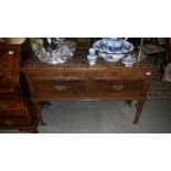 A small 18th Century dresser base