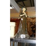 A good 20th century bronze figure of a lady