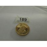 A 1981 gold Krugerrand