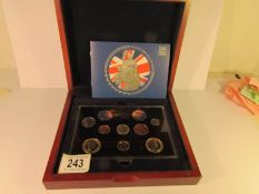A cased executive proof coin collection