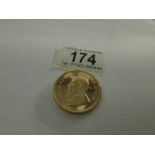 A 1981 gold Krugerrand