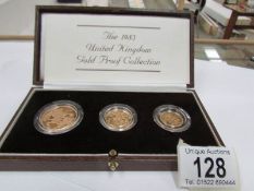 A 1983 gold proof collection