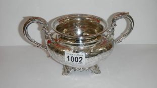 A fine silver 2 handled bowl, 7.8oz, approximately 14.