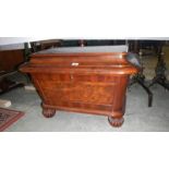 A 19th century mahogany cellerette