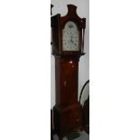 A circa 1800-20 oak 8 day longcase clcok by JN.