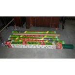 6 Subbuteo astro pitches in original tubes