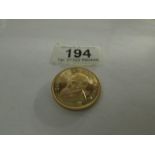 A 1981 gold Krugerrand