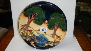 A Moorcroft plate,