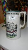 A 19th century 'God Speed the Plough' jug