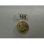 A 1981 gold Krugerrand