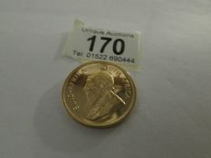 A 1981 gold Krugerrand