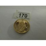 A 1981 gold Krugerrand