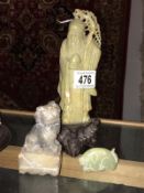 A Chinese soapstone? deity,