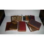 13 miniature books including Browning, Thackery,