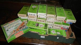 42 boxed Subbuteo teams including Grimsby, Leeds,