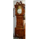 A painted face 8 day Yorkshire Grandfather clock