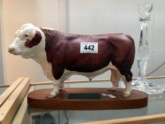 A Beswick 'Polled Hereford Bull',