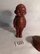 A rare Mabel Lucie Attwell hollow plastic figure of 'The War Baby'