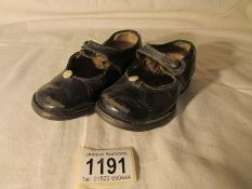 A pair of 19th century children's shoes