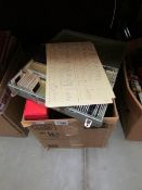 A box containing a large quantity of mostly UK and overseas railway photographic material including