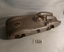A 1950's JNF tinplate battery Mercedes