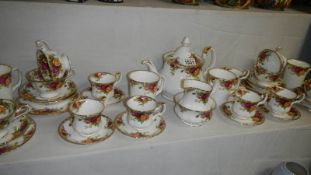 Approximately 36 pieces of Royal Albert Old Country Roses tableware