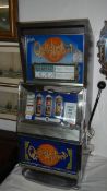 An one arm bandit slot machine