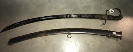 A 19th century patt 1796 British Light Cavalry officer's sabre