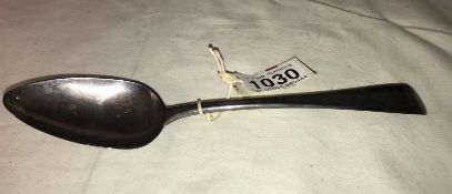 A George III silver spoon, 1808,