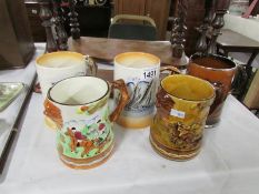 5 Arthur Wood's tankards