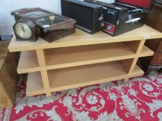 A good quality modern coffee table with under shelf