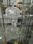 A Waterford cut glass decanter,