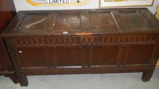 An oak coffer