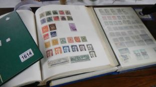 3 albums of UK and world stamps