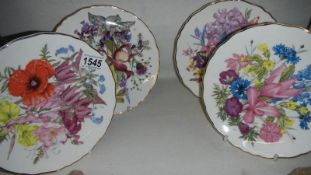 4 Royal Albert collector's plates