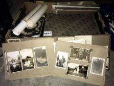 A mixed lot of old photographs.