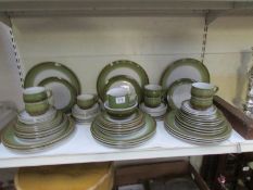 Approximately 60 pieces of Denby style dinner and tea ware