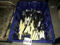 A quantity of cutlery