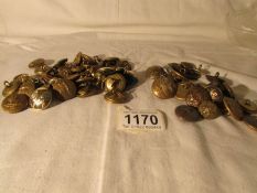 A quantity of military buttons including R.A.F (King's and Queen's crown), F.A.N.