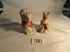 A Royal Doulton Bunnikins 'Busy Needles' and a Beatrix Potter 'Timmy Tiptoes'