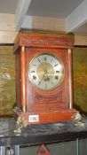 An Edwardian mantel clock