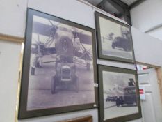 3 aircraft prints