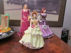 3 Royal Staffordshire figurines