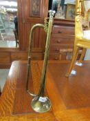 A brass horn