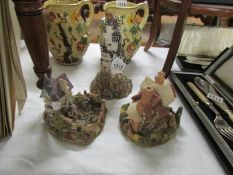 3 Lilliput Lane items being 'Castle of the Ransomed King',