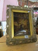 A framed Victorian Cristolian, frame need attention but Cristolian in good condition,
