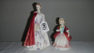 2 Royal Doulton figurines,