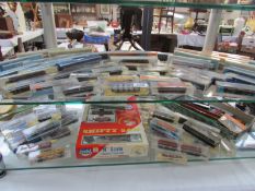 A large collection of model trains