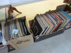 2 boxes of LP records