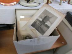 A box of assorted pictures